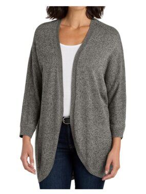 Port Authority® LSW416 Women's Marled Cocoon Sweater - Warm Grey Marl